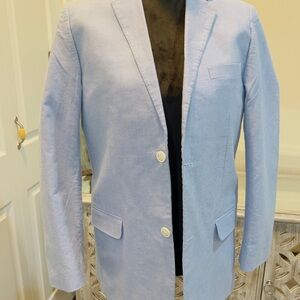 Big Boy's Light Blue Cotton Blazer